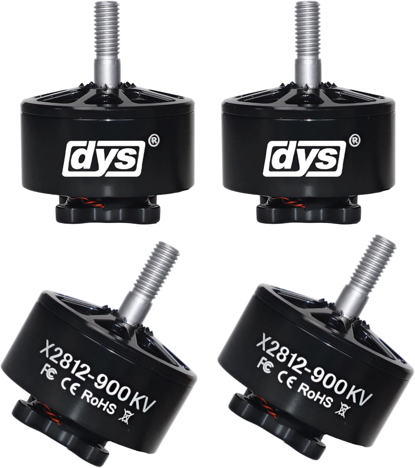 DYS 4pcs X2812 900KV 1115KV Brushless Motor 6S for 7inch Long Range FPV Racing Drone Freestyle FPV Drone Quadcopter Motor (X2812 900KV 4PCS)