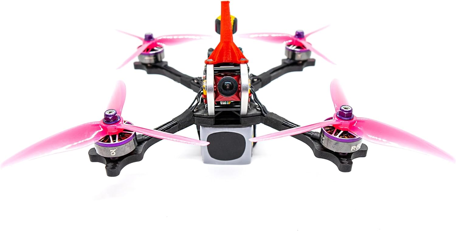 [20 pcs] GEMFAN 5 Propeller 51466V2, 5 inch High Performance 3-Blades Props for FPV Drone RC Models 10CW 10CCW, 5 Color Mix