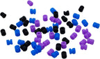 Stretchy Soft RC M3 Rubber Damper Balls Anti-Vibration Washer Damping Spacer for F4 F7 FPV Racing Flight Controllers Drone Accessories (60pcs) (Mix Color)