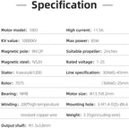 HGLRC Specter 1003 10000KV 1-2S Brushless Motor for FPV Racing Drone(1PCS)