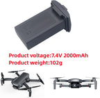 sea jump 2PCS 7.4V 2000mAh Battery Suitable for HS360S Aerial Four Axis Aircraft Remote Control Drone Spare Battery Parts