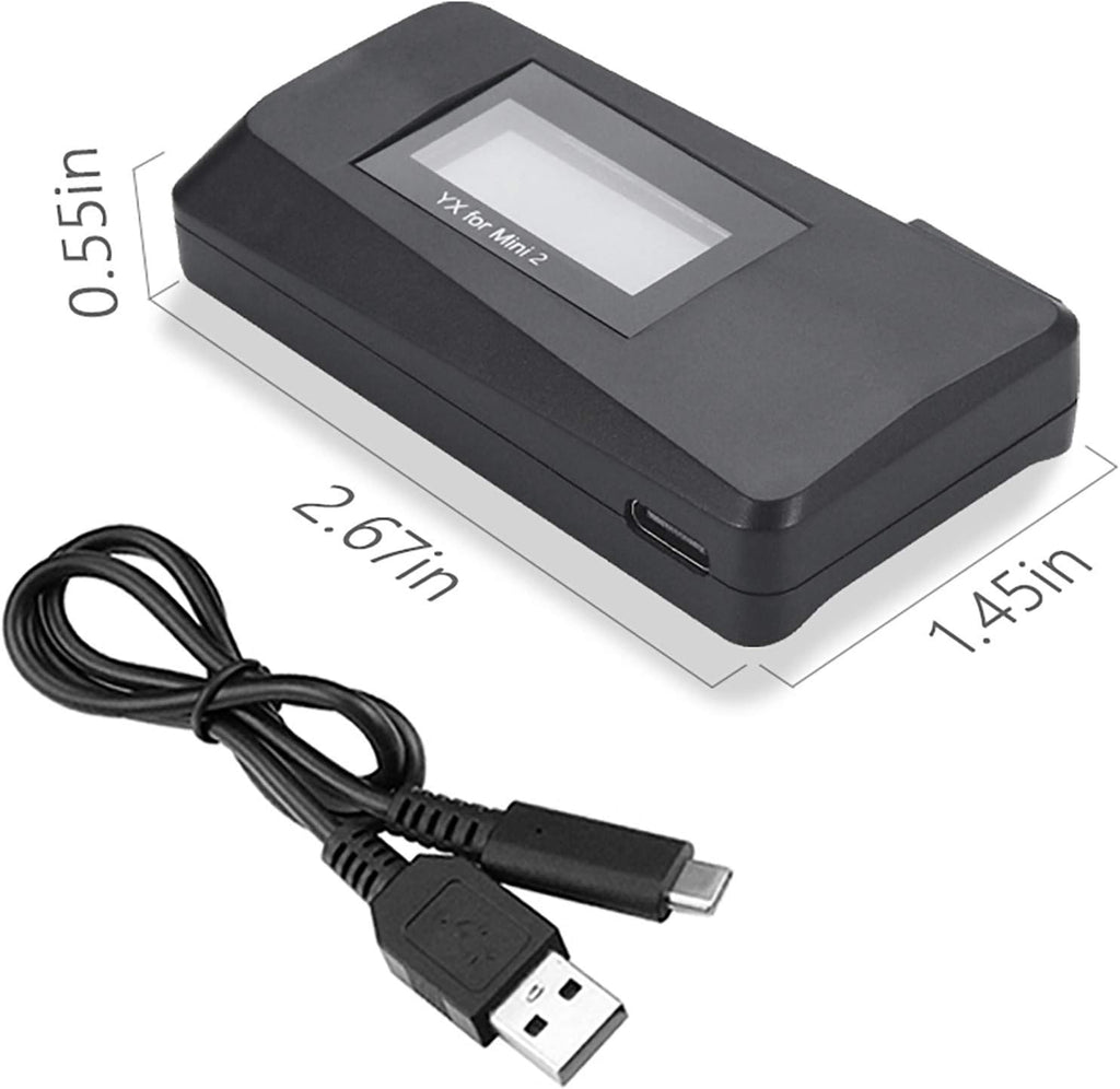 Hanatora USB Battery Charger with Quick Charge 3.0 for DJI Mini 4K/2/Mini SE/2 SE Drone,Indicator Display Raqid Charging Hub Accessories,Check Battery Level