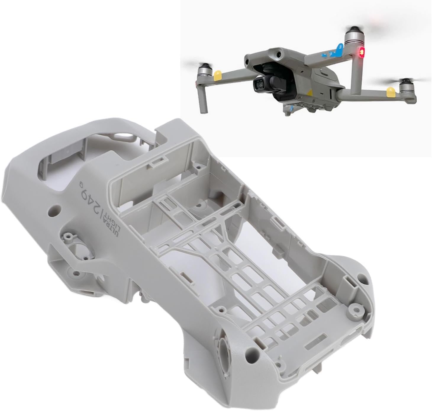 Body Shell Middle Frame,Drone Body Frame Replacement Repair Parts for Mini 2 SE Mini 4K,Middle Frame Housing Shell Midframe Replacement,Middle Frame Replacement for Mini 2 SE