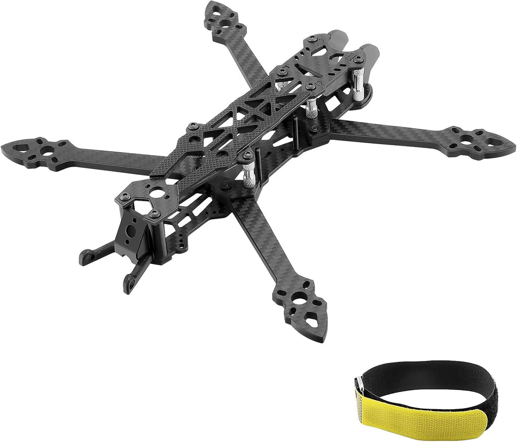 Mark4 HD 5-Inch FPV Racing Drone Frame Kit, 225mm Wheelbase Carbon Fiber Quadcopter Frame with 5mm Arm for RC Freestyle FPV, Drone Quad Compatible with DJI FPV Air Unit Vista System