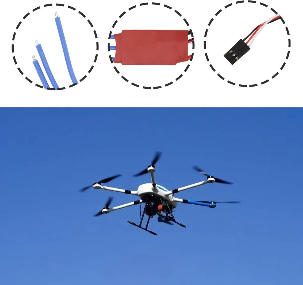 Create idea 1Pc ESC Electronic Speed Controller 12A 20A Brushless Motor 3 Wire Link for with BEC RC Ship Quadcopter Multicopter Drone FPV