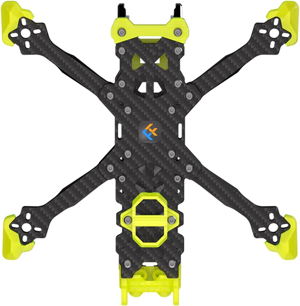 Valador VX3 3inch RC FPV Racing Drone Quad T700 High-strength Carbon Fiber HD O4 PRO Air Unit Squashed-X Quadcopter Frame Kit DIY Parts CNC Aluminum Alloy Yellow