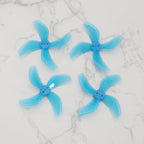 16PCS 2020 4-Blade Propellers with 1.5 mm Shaft Compatible with Beta85X HD Digital VTX Drone 1103 8000KV & 1105 5000KV Brushless Motors