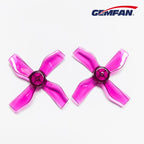 Gemfan 24pcs 1220-4 31mm 4-Blade 0.8mm Tiny Whoop Propellers for Betafpv Cetus for Eachine E010 JJRC H36 FPV Quad Drone 0703-1103 Brushless Motors