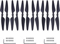 3 SET/12PCS Foldable Propeller for F11GIM SJRC F11 DE22 4K Pro F11 Pro and F24 Pro F35 Aircraft Blade Aerial Photography Brushless Drone Accessories