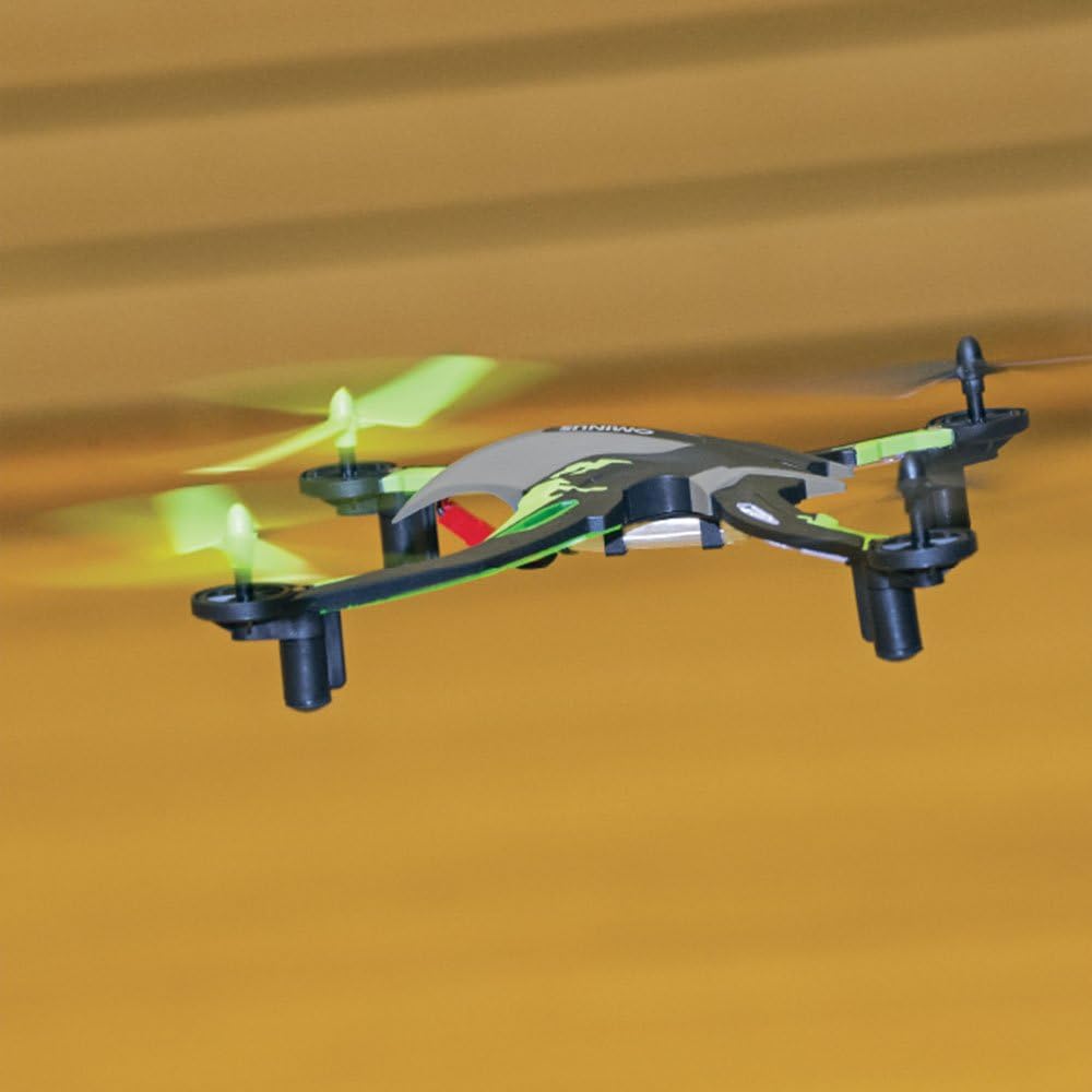 Dromida Ominus Unmanned Aerial Vehicle (UAV) Quadcopter Ready-to-Fly (RTF) Drone with Radio System, Batteries and USB Charger (Red)
