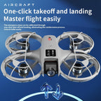 Drone with Camera for Adult Beginners, Brushless Motor, One Key Take Off/Land, Optical Flow Positioning Gesture Photo Video RC Quadcopter with Body Light 2 Battery CZ26 Drones Gift for Adults Beginner