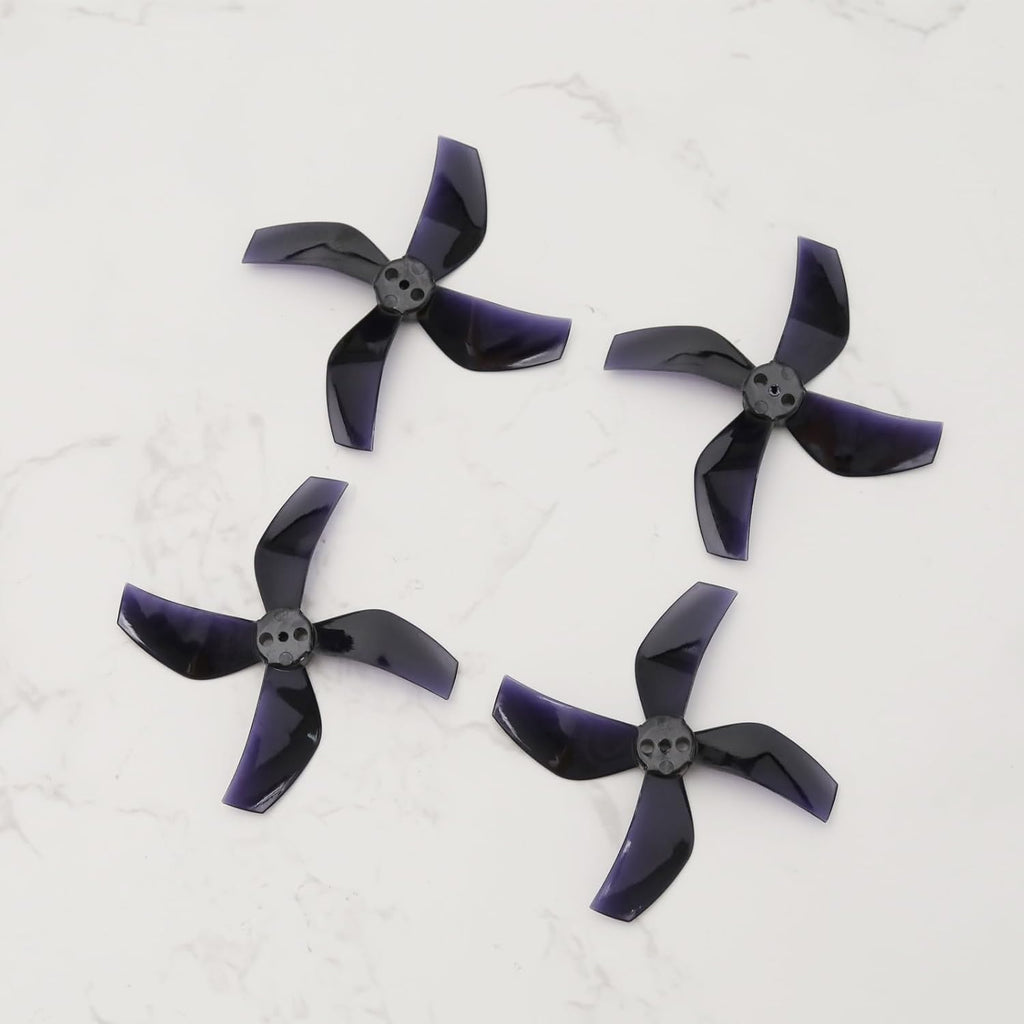 16PCS 2020 4-Blade Propellers with 1.5 mm Shaft Compatible with Beta85X HD Digital VTX Drone 1103 8000KV & 1105 5000KV Brushless Motors