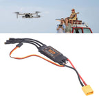 VGEBY Brushless ESC, 40A RC Brushless Motor Electric Speed Controller 5V/3A BEC Output for RC Drone Airplanes Accessory Modeling Accessories 50 Amp Esc Airplane Brushless Esc