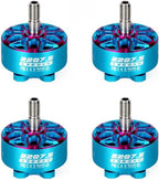 AXISFLYING Bando 2207 2207.5 1960KV FPV Brushless Motor 6S Lipo 5mm Output Shaft for 5inch Freestyle Cinema Drones Parts (4PCS 2207.5 1960KV)