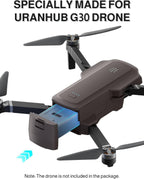 UranHub G30 Drone 7.4V 2000mAh Intelligent Replacement Battery ¨C 30-Minute Flight Time (Only Designed G30 Drone)