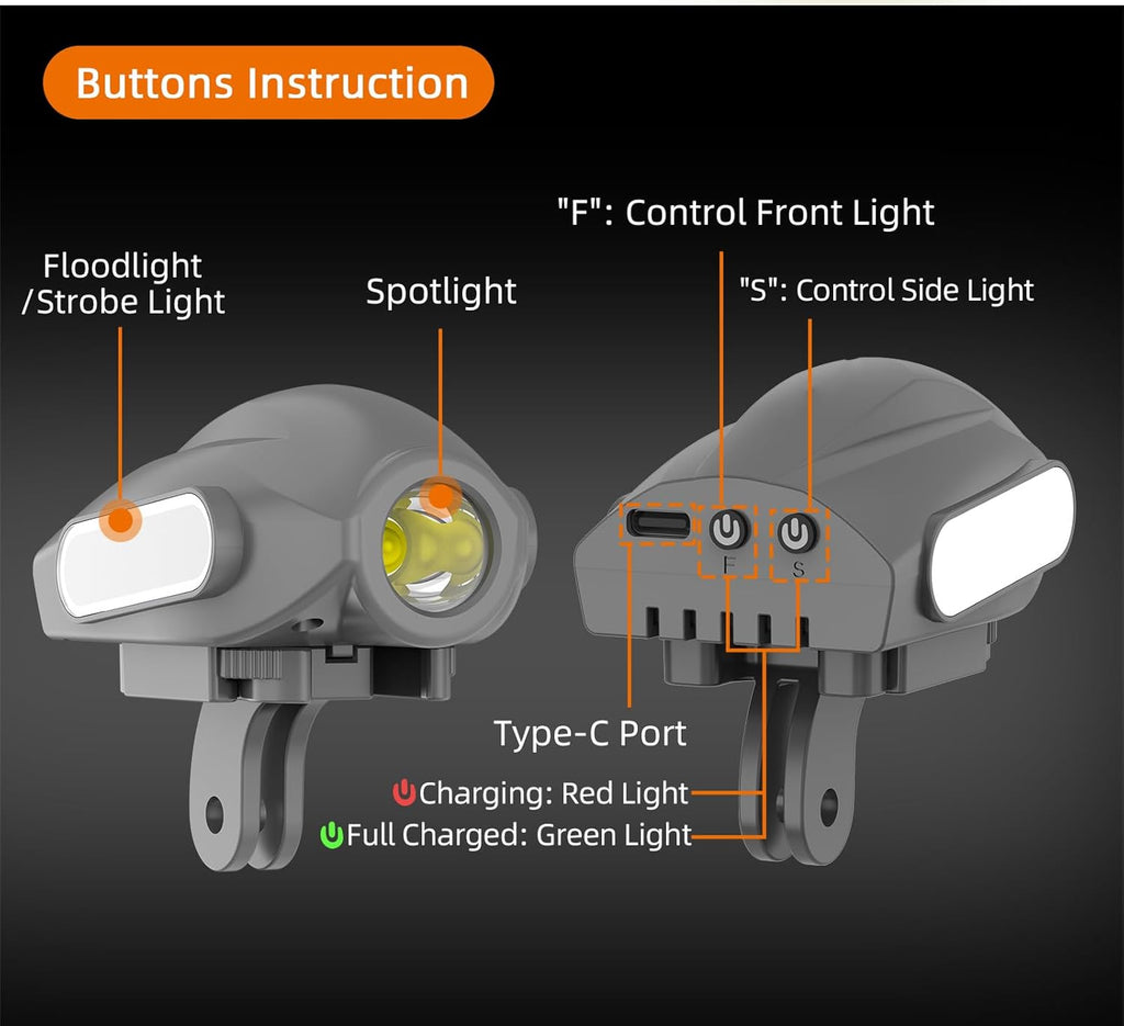 Drone Searchlight Strobe Light for DJI FPV Drone Night Navigation Flight Light Lamp Headlight Mount with Top Carry Extension Bracket Adapter Clamp Holder Drone Anti-Collision Accessories