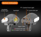 Drone Searchlight Strobe Light for DJI FPV Drone Night Navigation Flight Light Lamp Headlight Mount with Top Carry Extension Bracket Adapter Clamp Holder Drone Anti-Collision Accessories