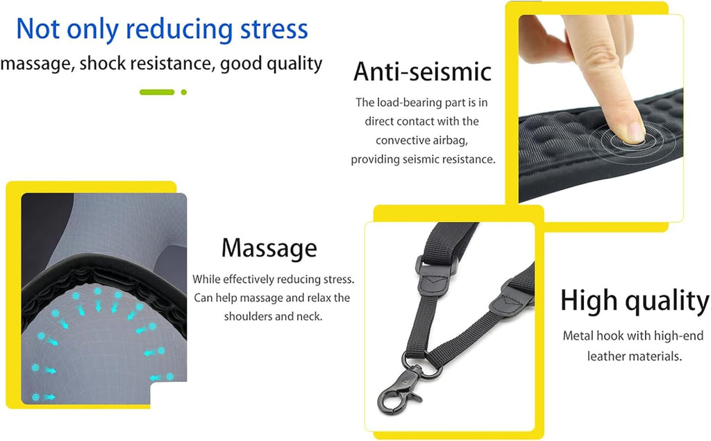 LICHIFIT Neck Strap Decompression Massage Lanyard for DJI RC-N1 / RC-N2 - Hanging Belt Sling Rope with Buckle for DJI Mini 3 Pro/Mavic 3 Pro/Mavic Air 2 Drone Remote Controller