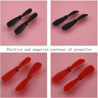 Drone Propeller, 16 Pieces of Propeller Props, 4 Pieces of 716 Hollow Cup Motors and 4 Pieces of Motor Covers, which are Used for Spare Parts of Propeller Hollow Cup Motors of Four-axis Aircraft.