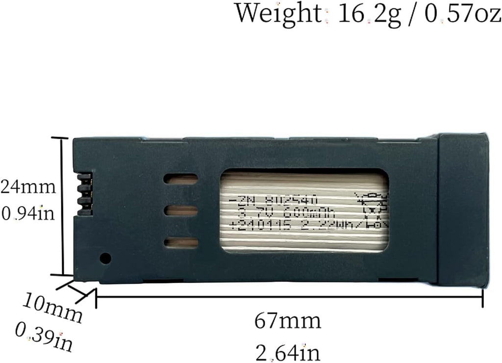 3.7V 600mAh Battery for E58 S168 JY019 JD-19 Drone Battery E58 Drone Battery with USB Charging Cable
