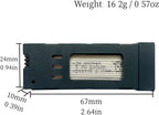 3.7V 600mAh Battery for E58 S168 JY019 JD-19 Drone Battery E58 Drone Battery with USB Charging Cable