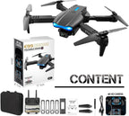 Mini E99 Pro RC Drone with Dual Camera, WiFi FPV, Foldable Design, Brushless Motor, Remote Control, 1 Rechargeable Batteries ¨C Electronic Camera Drone