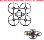 Happymodel Mobula8 85mm Wheelbase Drone Frame Accessories, 2PCS Black Micro FPV Whoop Frame for 2 inch Props 702/703/802/1002/1102/1103 Brushless Motors 1-2S Carbon Fiber Racing Quadcopter Frames