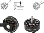 DYS 4pcs X2807 1300KV 1500KV 1700KV Brushless Motor 6S for 7inch Long Range FPV Racing Drone Freestyle FPV Drone Quadcopter Motor (X2807 1700KV 4PCS)