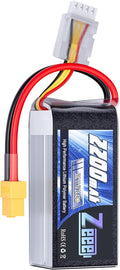 Zeee 3S Shorty Pack Lipo Battery 2200mAh 11.1V 50C Battery with XT60 Plug for RC Car Truck Vehicles RC Boat RC Drone Airplane Quadcopter Helicopter FPV RC Hobby Models