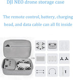 durable hard dji neo case, shockproof dji neo drone case for DJI drone combo, RC-N3 remote controller, batteries and other accessories