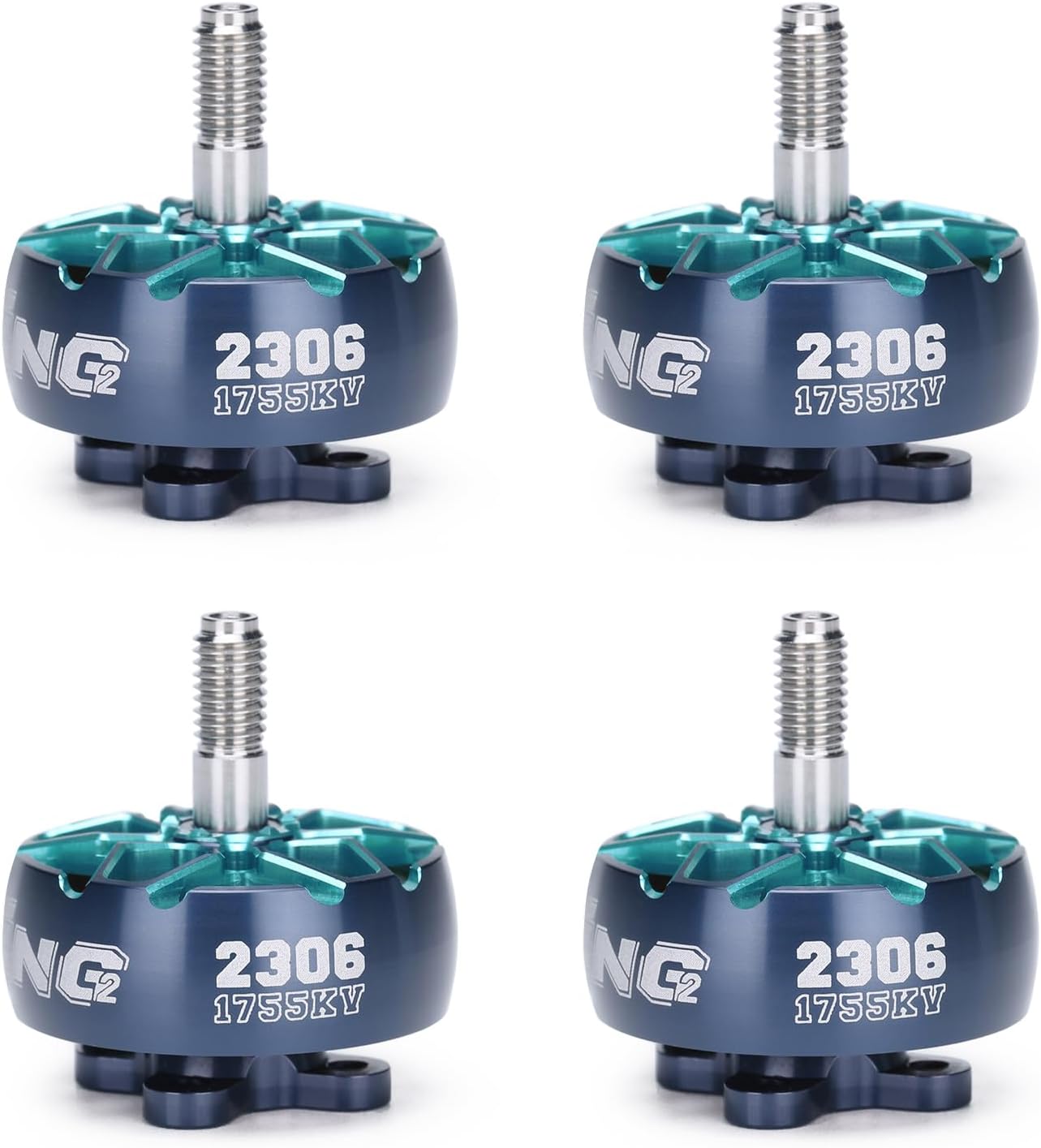 iFlight 4pcs XING-2 2306 1755KV FPV Brushless Motor 6S for FPV Racing Drone Quadcopter