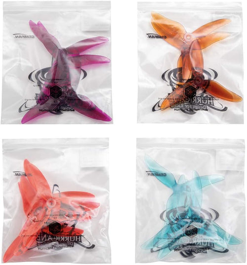 16pcs 3-Blade Props high-Speed Propellers Popo, 5inch 128mm CW CCW for Racing Frame FPV Drone 2205 2206 2306 2307 Brushless Motors,GEMFAN 51499£¨4 Colors£©