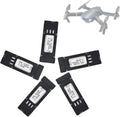 5 pcs 550mAh 25C 721855 Case Protected Lipo Batteries Compatible with E58 L800 JY019 S168 3.7V WiFi Mini FPV Quadcopter RC Drone