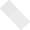 MECCANIXITY 10pcs 3/16(4.7mm) Diameter 6061 Aluminum Round Rods 12(305mm) Length Aluminum Solid Bar for Industrial CNC, DIY Craft, Robotics, Silver