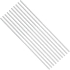 MECCANIXITY 10pcs 3/16(4.7mm) Diameter 6061 Aluminum Round Rods 12(305mm) Length Aluminum Solid Bar for Industrial CNC, DIY Craft, Robotics, Silver