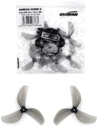 12Pair Gemfan 45MM 3-Blade Propeller Props 1.5mm Hole for FPV Quadcopter Freestyle Toothpick Micro FPV Racing Drone 12CW+12CCW