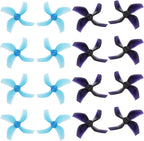 16PCS 2020 4-Blade Propellers with 1.5 mm Shaft Compatible with Beta85X HD Digital VTX Drone 1103 8000KV & 1105 5000KV Brushless Motors