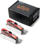 BETAFPV 2pcs Lava 450mAh 3S 11.4V LiHV 75C FPV Lipo Battery with XT30 Connector, Rechargable Lipo Battery for FPV Racing Whoop Drone Quadcopters Like Pavo20 3S Brushless Drone, Pavo Pico Frame