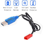 2 Pcs 3.7V 1200mAh 25C 903052 Rechargeable Lipo Battery with USB Charger for HQ898B H11D H11C RC Quadcopter Drone Spare Parts