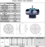 iFlight 4pcs XING2 1404 FPV Brushless Motor 3800KV 3S 4S 1.5mm Shaft for FPV Toothpick Racing Drone
