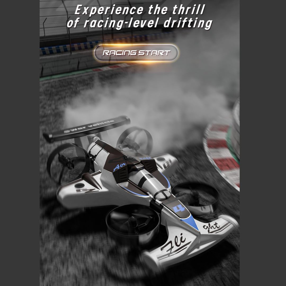 2 in1 Remote Control Car and RC Plane Stunt Drone RC Drift Car Anti Collision Drift Drones Flying Drone for Kids Remote Control Airplane for Kids 8-12 Kids Drone Plane Mini Drone for Kids 4-16