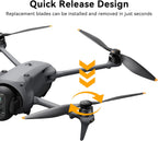 Mavic 4 Pro Propellers Blades - 8Pcs Props Quick Replacement Spare Part Low Noise Wings for DJI Mavic 4 Pro Drone Accessories