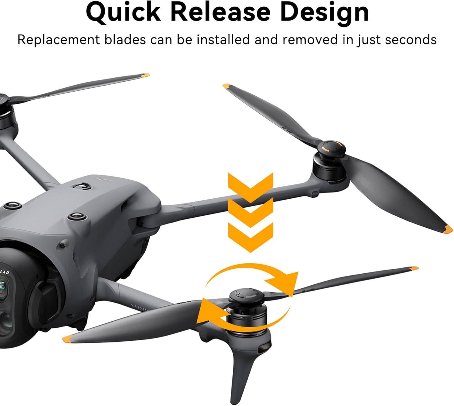 Mavic 4 Pro Propellers Blades - 8Pcs Props Quick Replacement Spare Part Low Noise Wings for DJI Mavic 4 Pro Drone Accessories