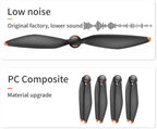 2 Pairs of Mavic 4 Pro Propellers, Quick Release Low Noise Propeller Blades Compatible with DJI Mavic 4 Pro Drone Accessories