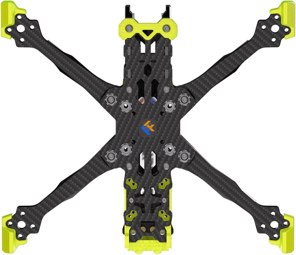 Volador II VX5 V2 O4 Pro Air Unit RC T700 Carbon Fiber FPV Racing Drone Quad Frame Kit Quadcopter with 6mm Arm 5 Inch Freestyle Cinematic HD w/Yellow TPU Parts