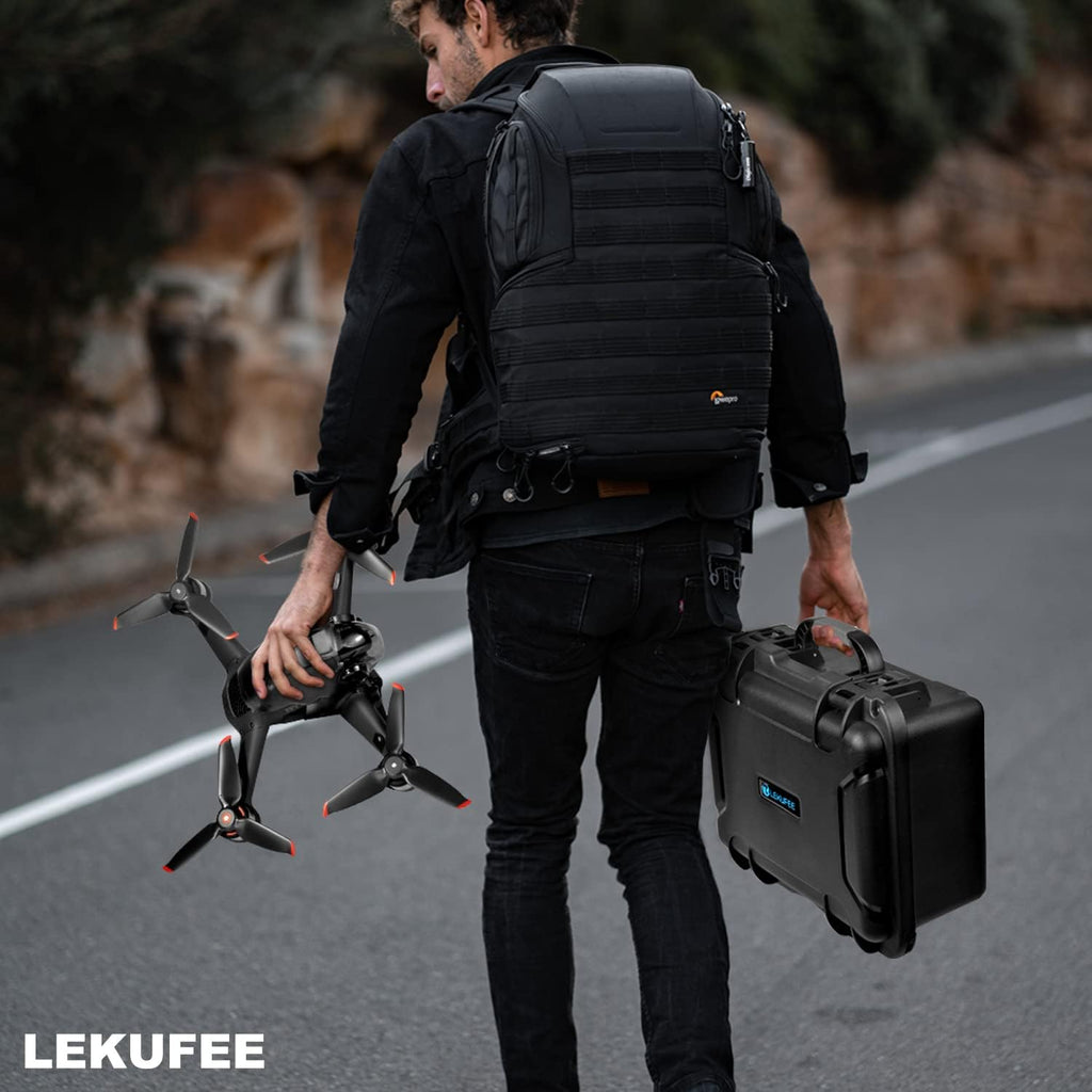 LEKUFEE Waterproof Hard Case for DJI FPV Drone,Explorer Combo,DJI Goggles Integra,Goggles 2/ V2, FPV Motion Controller, RC Motion 2,Accessories(Case Only)