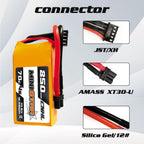 CNHL 4S Lipo Battery 850mAh 70C 14.8V lipo Battery with xt30u for RC Airplane Helicopter Quadcopter multirotor FPV Racing Drone(2pcs)
