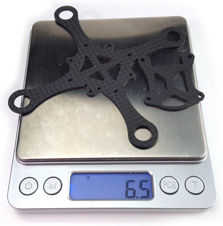 Usmile? Super Lightweight 100mm Micro Brushed Carbon Fiber Quadcopter Frame for Mini Micro FPV Racing Support for 820 8.5 * 20mm Motor