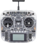 Radiomaster Boxer ELRS 2.4GHz 16CH Hall Gimbals Radio Controller with Carrying Case for Fixed-Wing Aircraft/RC Helicopters/FPV Drones/RC cars/Boats, Mode 2 (Transparent White)