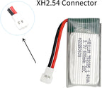 3.7V 400mAh Lipo Battery with Molex Plug for RC Planes Mini Drone Quadcopter Aircraft Models Battery with 5-in-1 Charger (5PCS)